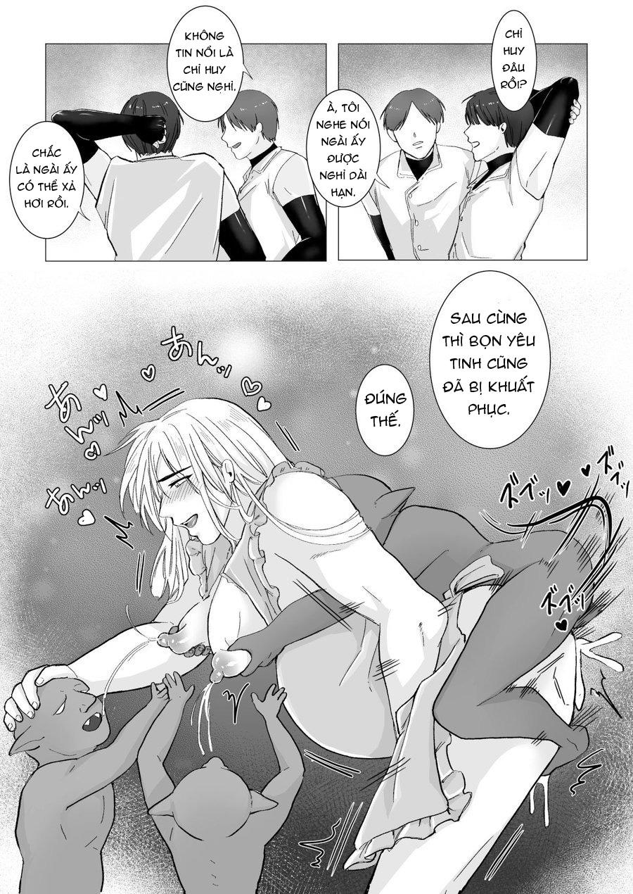 HentaiVN.net - Ảnh 41 - Kỵ sĩ vú bò trở thành mẹ bầy goblin - oneshot