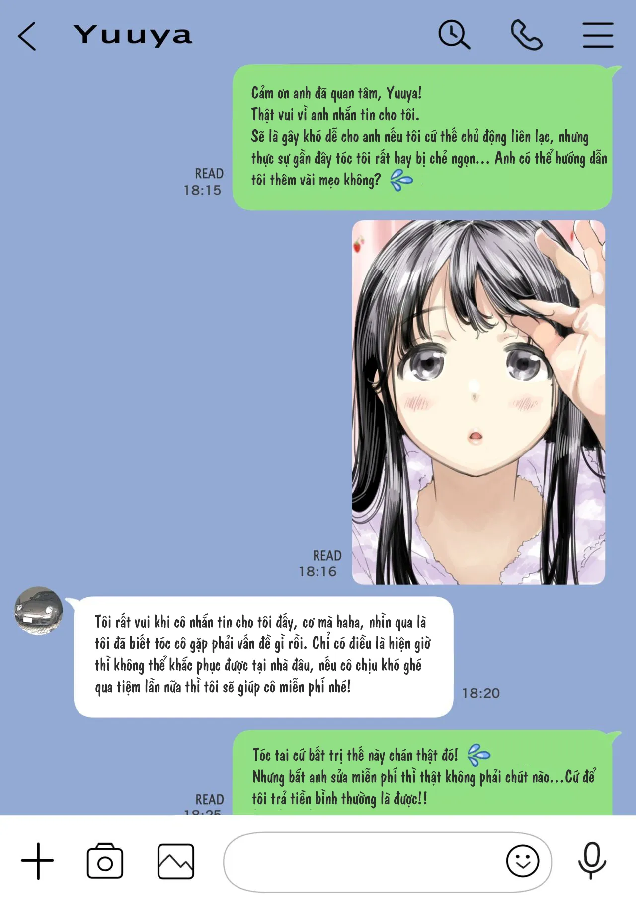 HentaiVN.net - Ảnh 35 - Xem trộm điện thoại bạn gái [Kanojo no SmaPho o Nozoita dake nano ni; I Just Snooped through Her Smartphone] - Phần 1