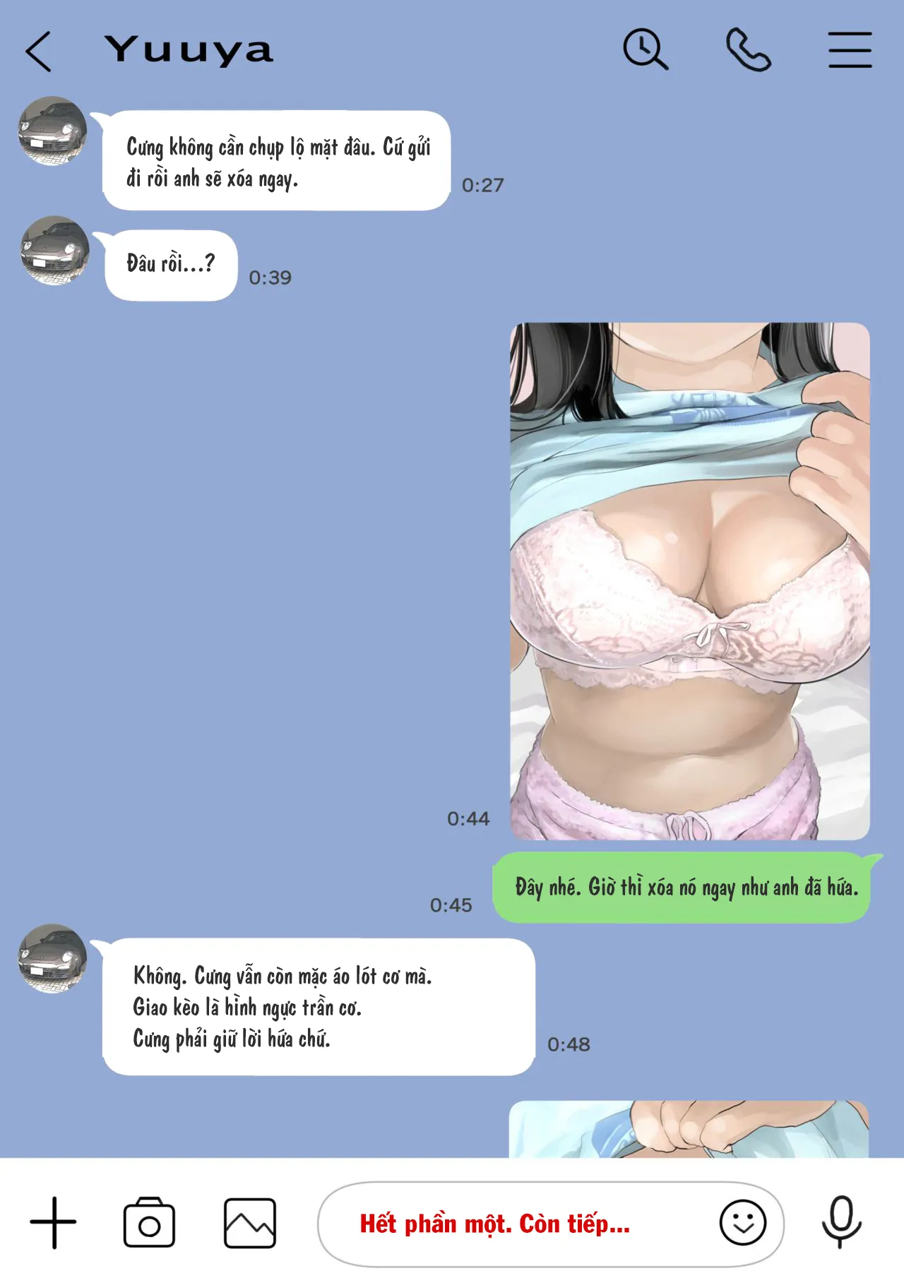 HentaiVN.net - Ảnh 42 - Xem trộm điện thoại bạn gái [Kanojo no SmaPho o Nozoita dake nano ni; I Just Snooped through Her Smartphone] - Phần 1