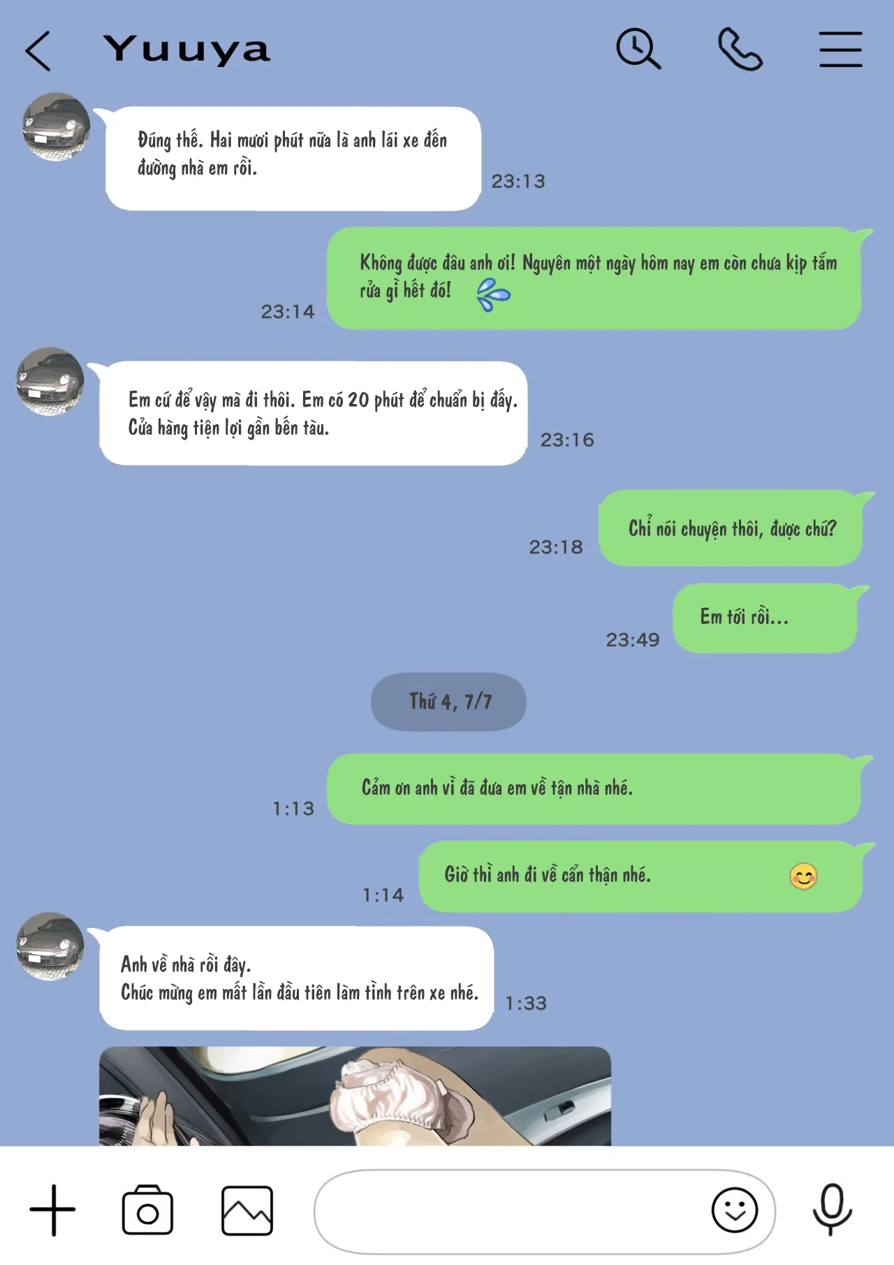 HentaiVN.net - Ảnh 9 - Xem trộm điện thoại bạn gái [Kanojo no SmaPho o Nozoita dake nano ni; I Just Snooped through Her Smartphone] - Phần 2