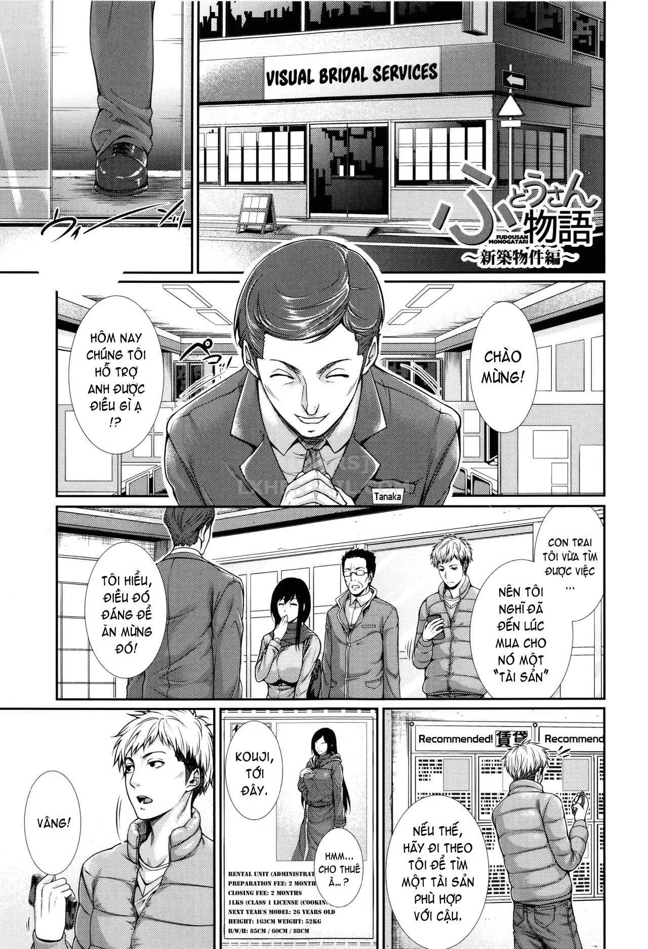 HentaiVN.net - Ảnh 10 - Yome Kounyuu Shimashita [~Fudousan Monogatari~] - Chap 1