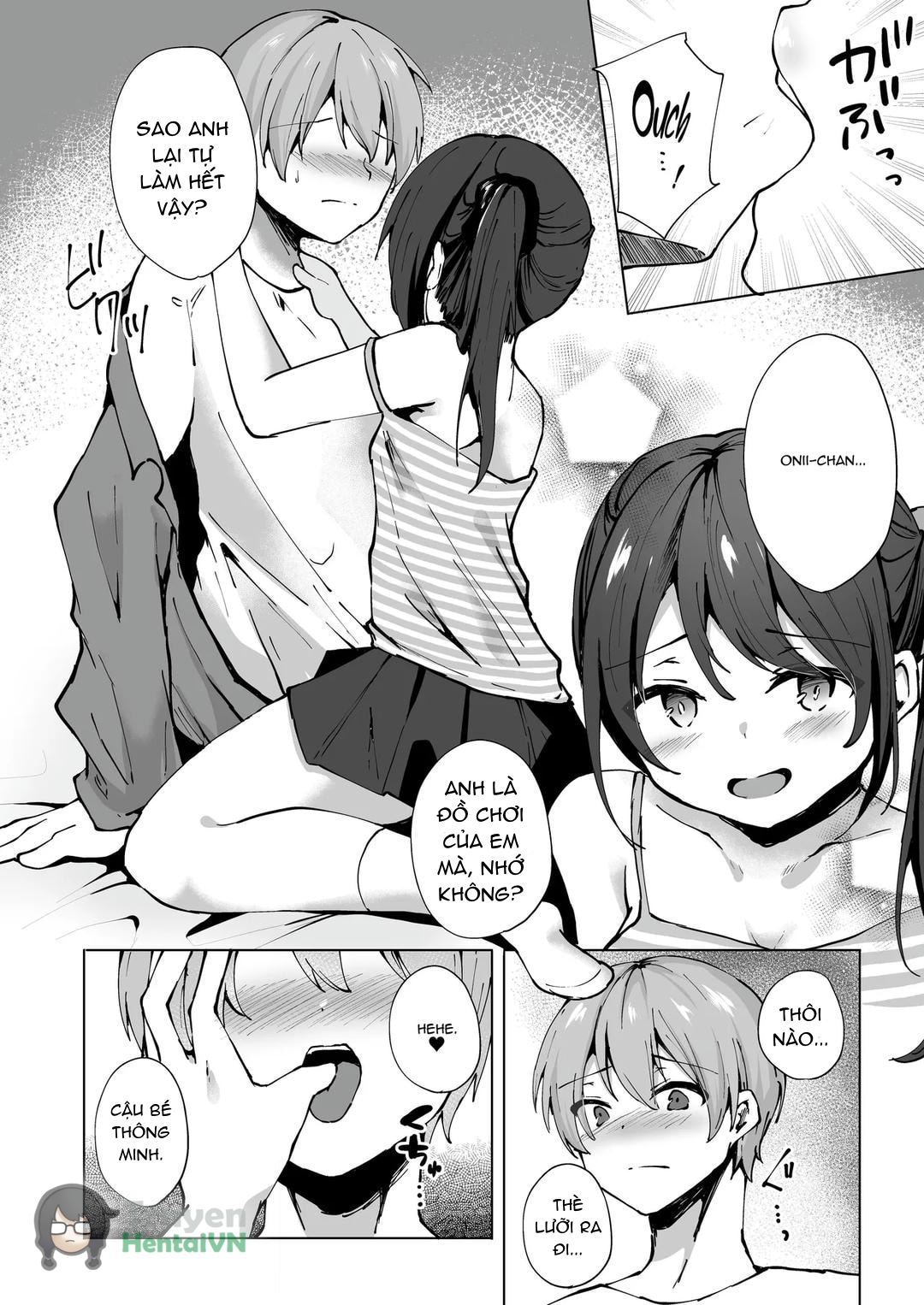 HentaiVN.net - Ảnh 12 - Namaiki J Imouto ga Onii-chan no Yumenikki o Kanaechau! Onii-chan, Kouiu no ga Suki nan desho? - Oneshot