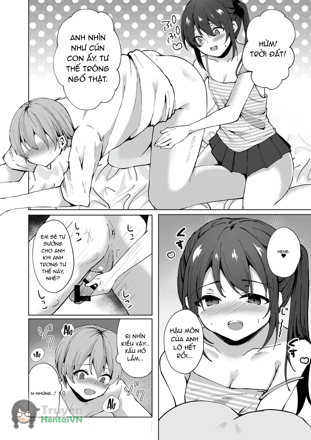 HentaiVN.net - Ảnh 18 - Namaiki J Imouto ga Onii-chan no Yumenikki o Kanaechau! Onii-chan, Kouiu no ga Suki nan desho? - Oneshot