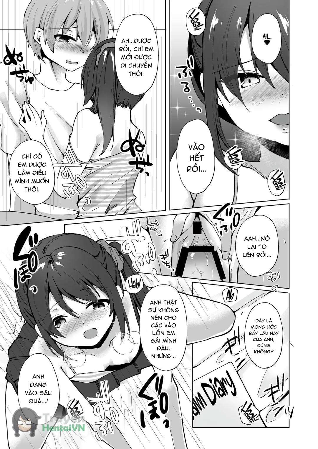 HentaiVN.net - Ảnh 27 - Namaiki J Imouto ga Onii-chan no Yumenikki o Kanaechau! Onii-chan, Kouiu no ga Suki nan desho? - Oneshot