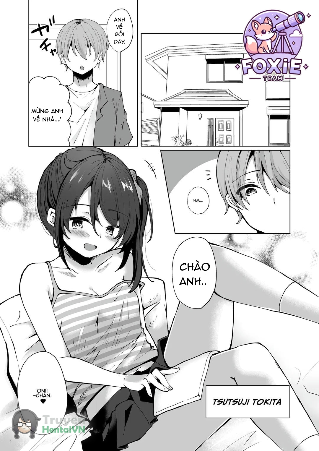 HentaiVN.net - Ảnh 3 - Namaiki J Imouto ga Onii-chan no Yumenikki o Kanaechau! Onii-chan, Kouiu no ga Suki nan desho? - Oneshot