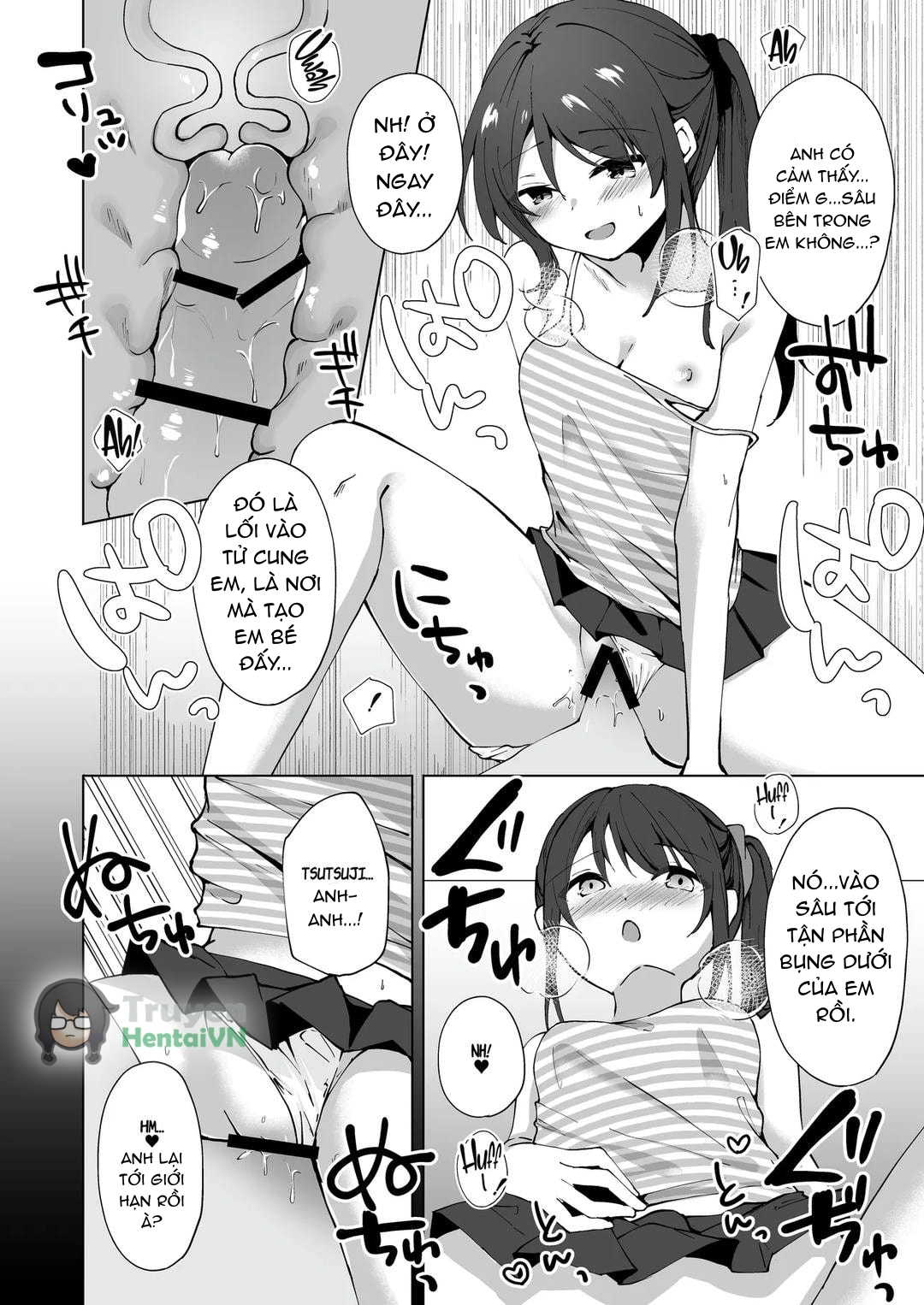 HentaiVN.net - Ảnh 30 - Namaiki J Imouto ga Onii-chan no Yumenikki o Kanaechau! Onii-chan, Kouiu no ga Suki nan desho? - Oneshot
