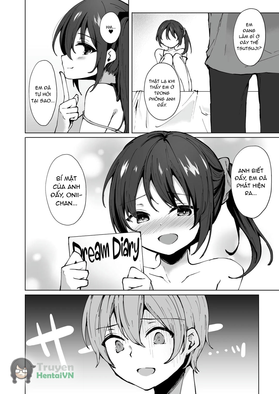 HentaiVN.net - Ảnh 4 - Namaiki J Imouto ga Onii-chan no Yumenikki o Kanaechau! Onii-chan, Kouiu no ga Suki nan desho? - Oneshot