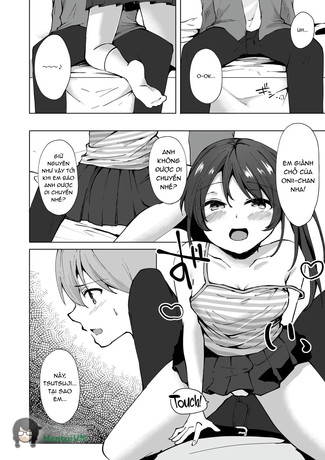 HentaiVN.net - Ảnh 6 - Namaiki J Imouto ga Onii-chan no Yumenikki o Kanaechau! Onii-chan, Kouiu no ga Suki nan desho? - Oneshot
