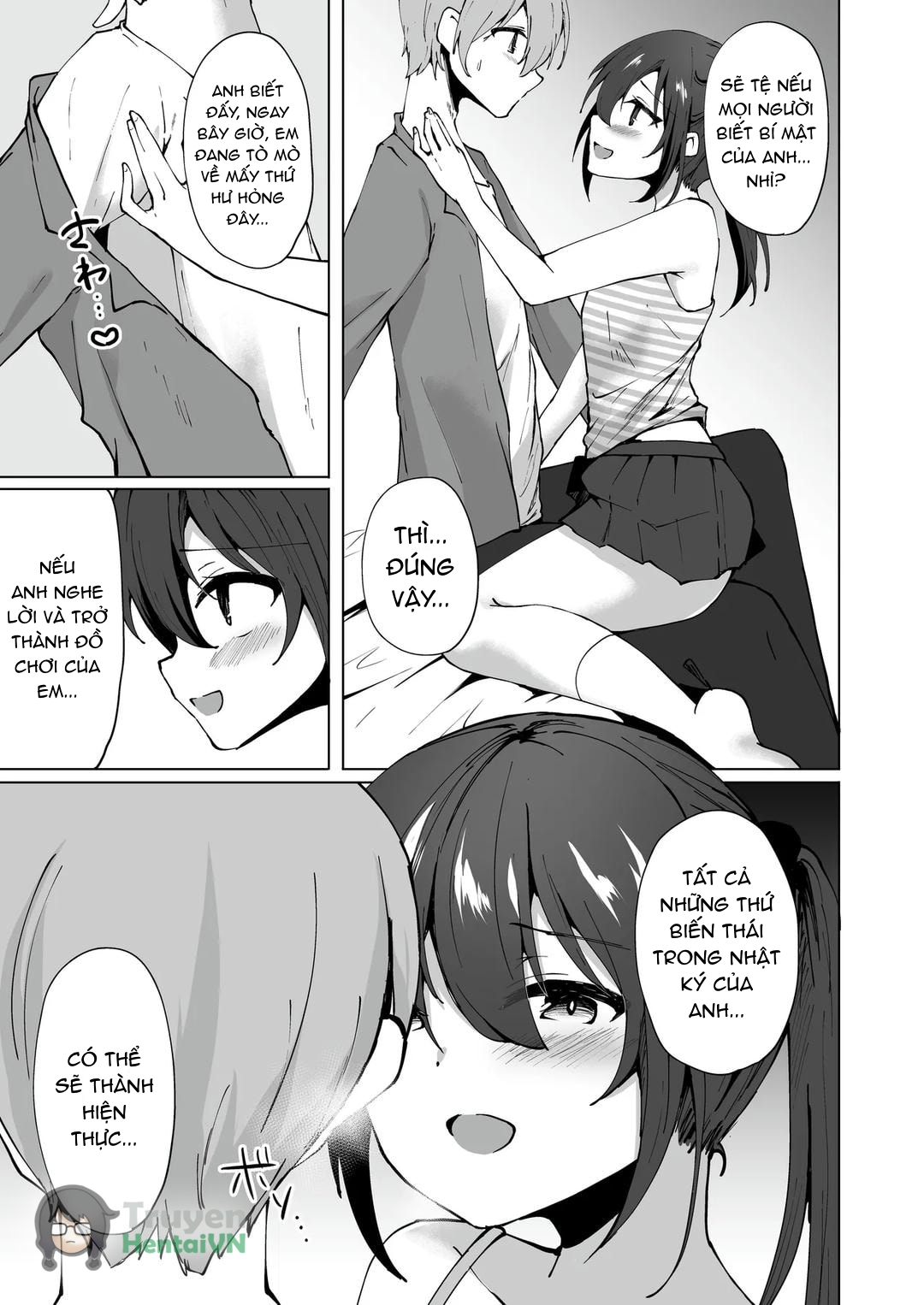 HentaiVN.net - Ảnh 7 - Namaiki J Imouto ga Onii-chan no Yumenikki o Kanaechau! Onii-chan, Kouiu no ga Suki nan desho? - Oneshot