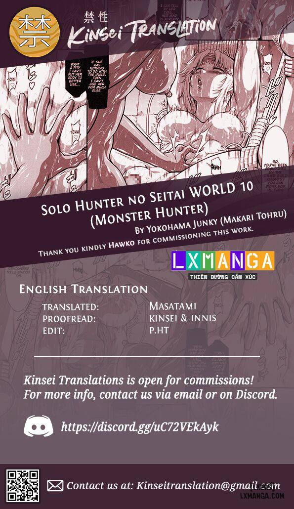 HentaiVN.net - Ảnh 34 - Solo Hunter no Seitai WORLD - Phần 10