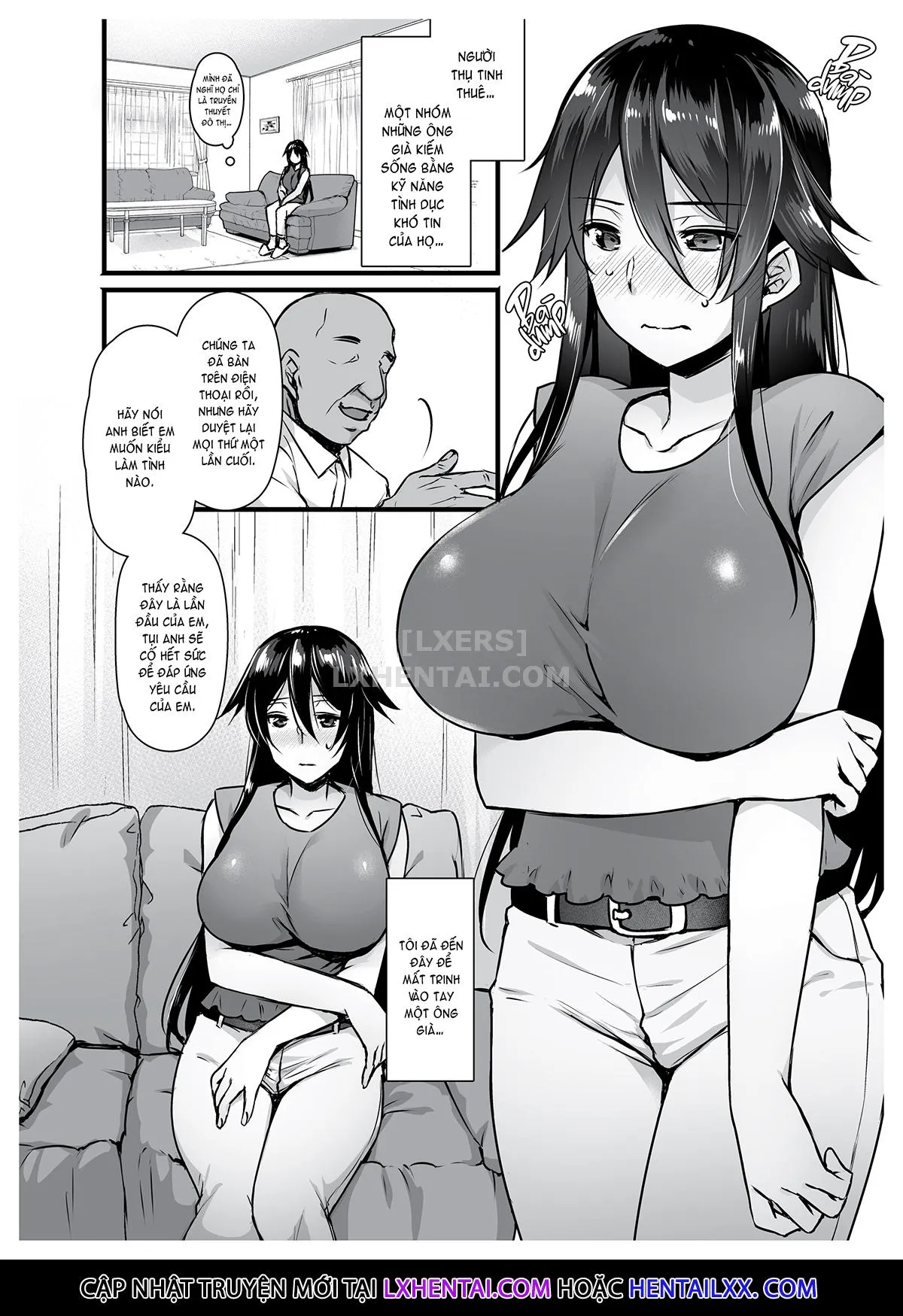 HentaiVN.net - Ảnh 4 - Inseminators for Hire [Rental Tanetsuke Oji-san] - Chap 1