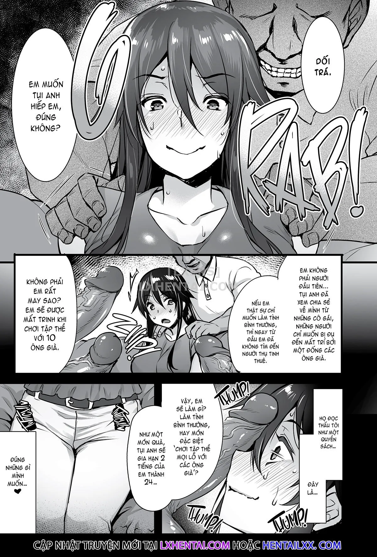 HentaiVN.net - Ảnh 7 - Inseminators for Hire [Rental Tanetsuke Oji-san] - Chap 1