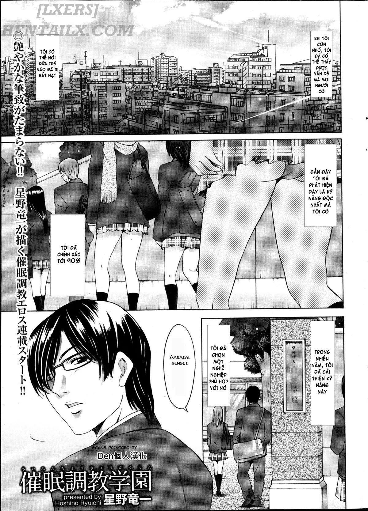 HentaiVN.net - Ảnh 5 - Saimin Choukyou Gakuen - Chap 1