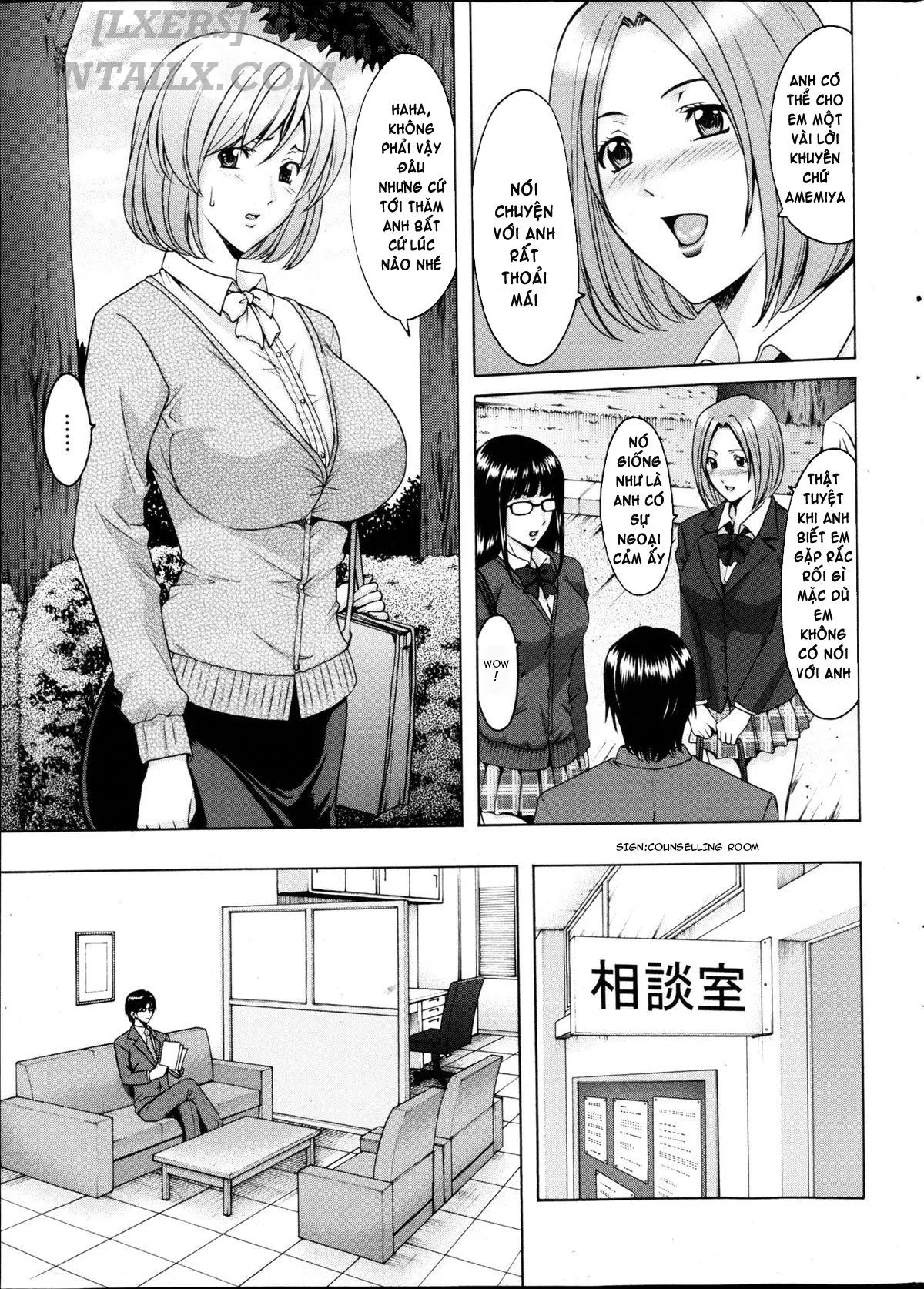 HentaiVN.net - Ảnh 7 - Saimin Choukyou Gakuen - Chap 1