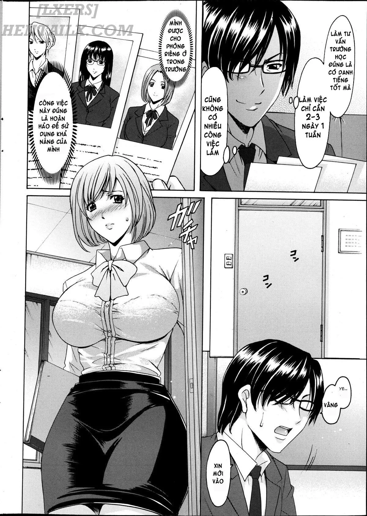 HentaiVN.net - Ảnh 8 - Saimin Choukyou Gakuen - Chap 1