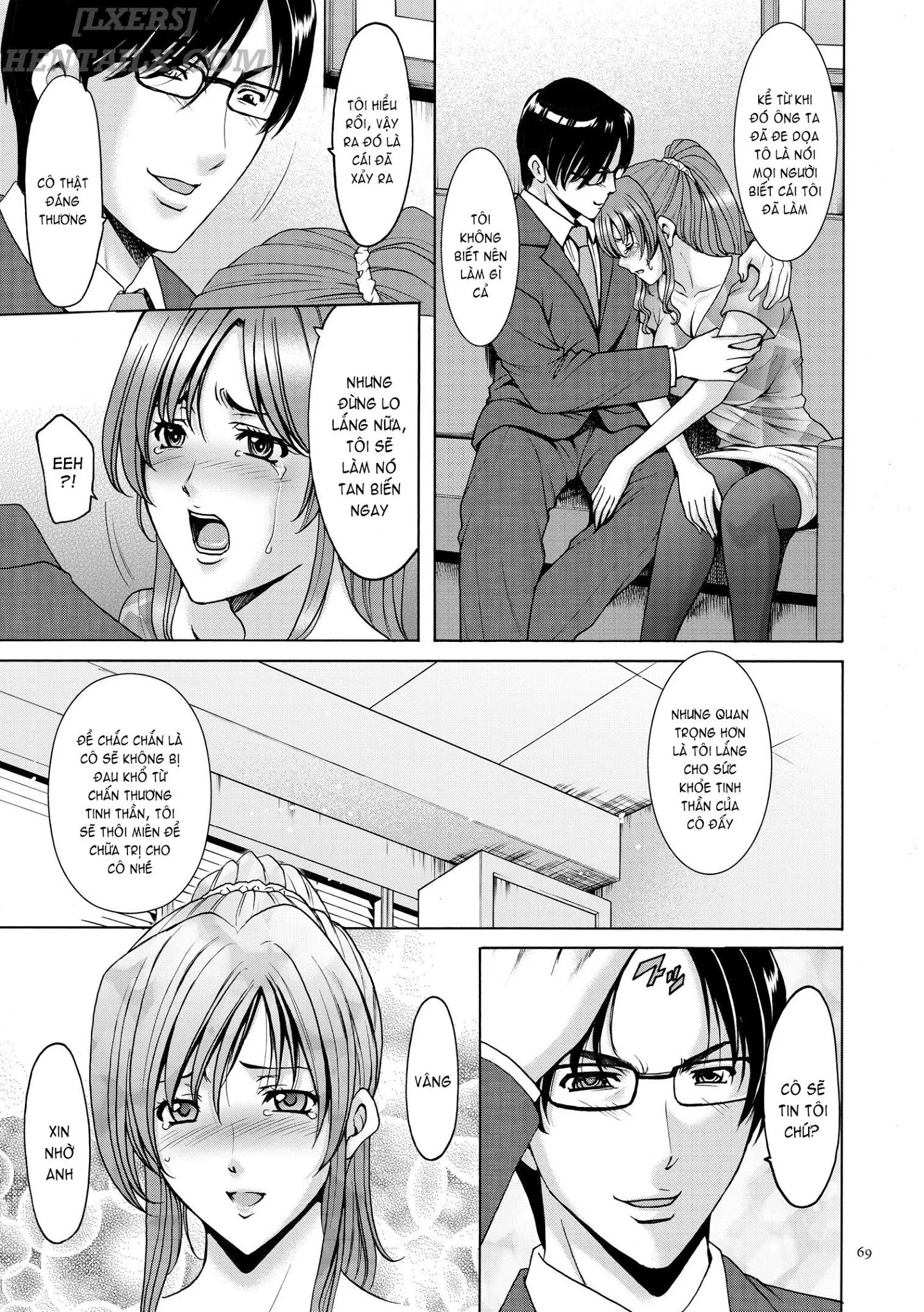 HentaiVN.net - Ảnh 10 - Saimin Choukyou Gakuen - Chap 4