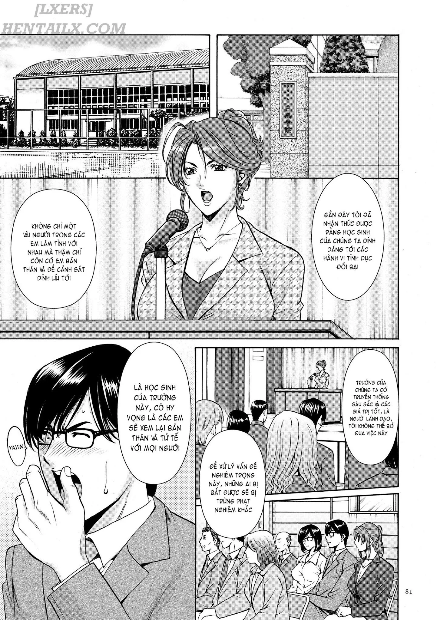 HentaiVN.net - Ảnh 3 - Saimin Choukyou Gakuen - Chap 5