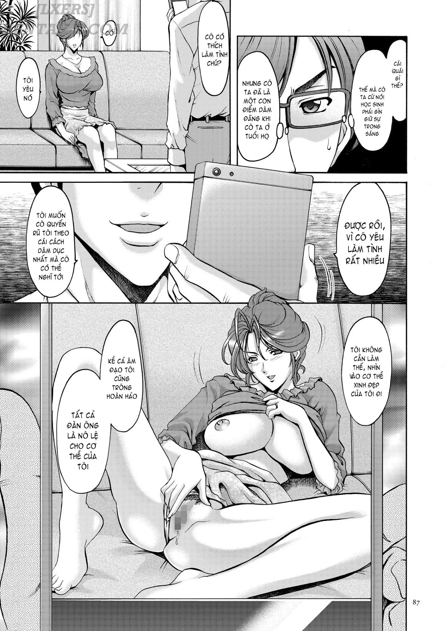 HentaiVN.net - Ảnh 9 - Saimin Choukyou Gakuen - Chap 5