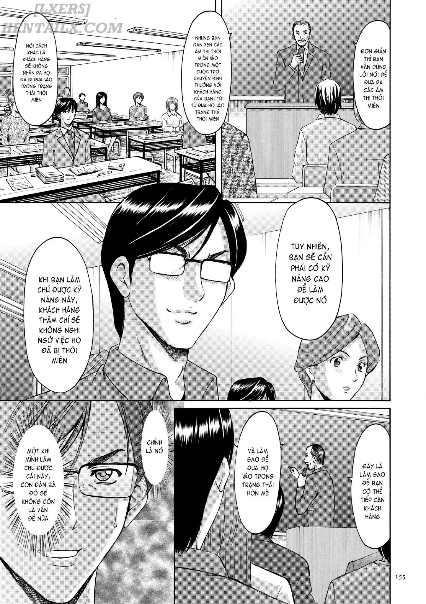 HentaiVN.net - Ảnh 19 - Saimin Choukyou Gakuen - Chap 8