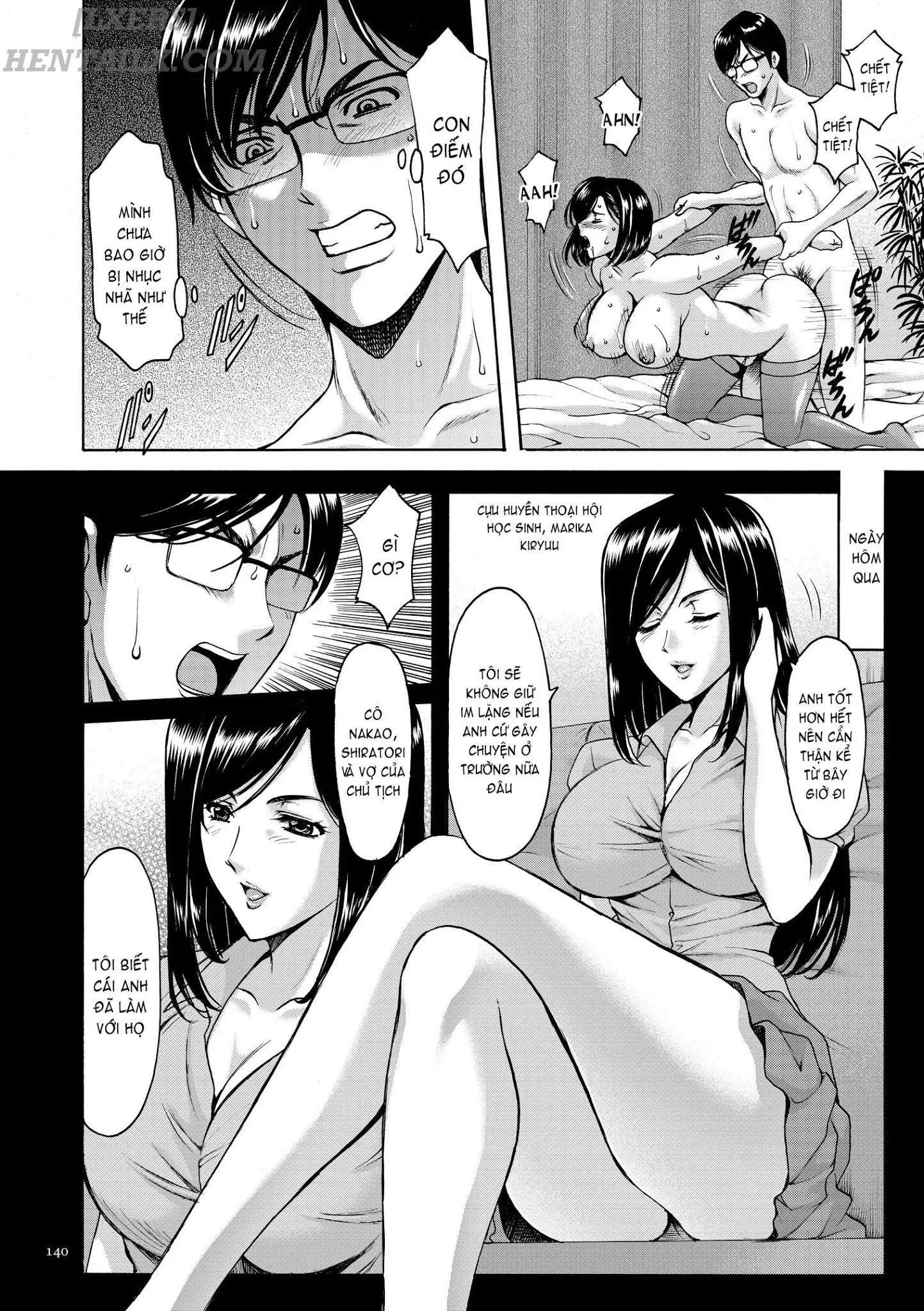 HentaiVN.net - Ảnh 4 - Saimin Choukyou Gakuen - Chap 8