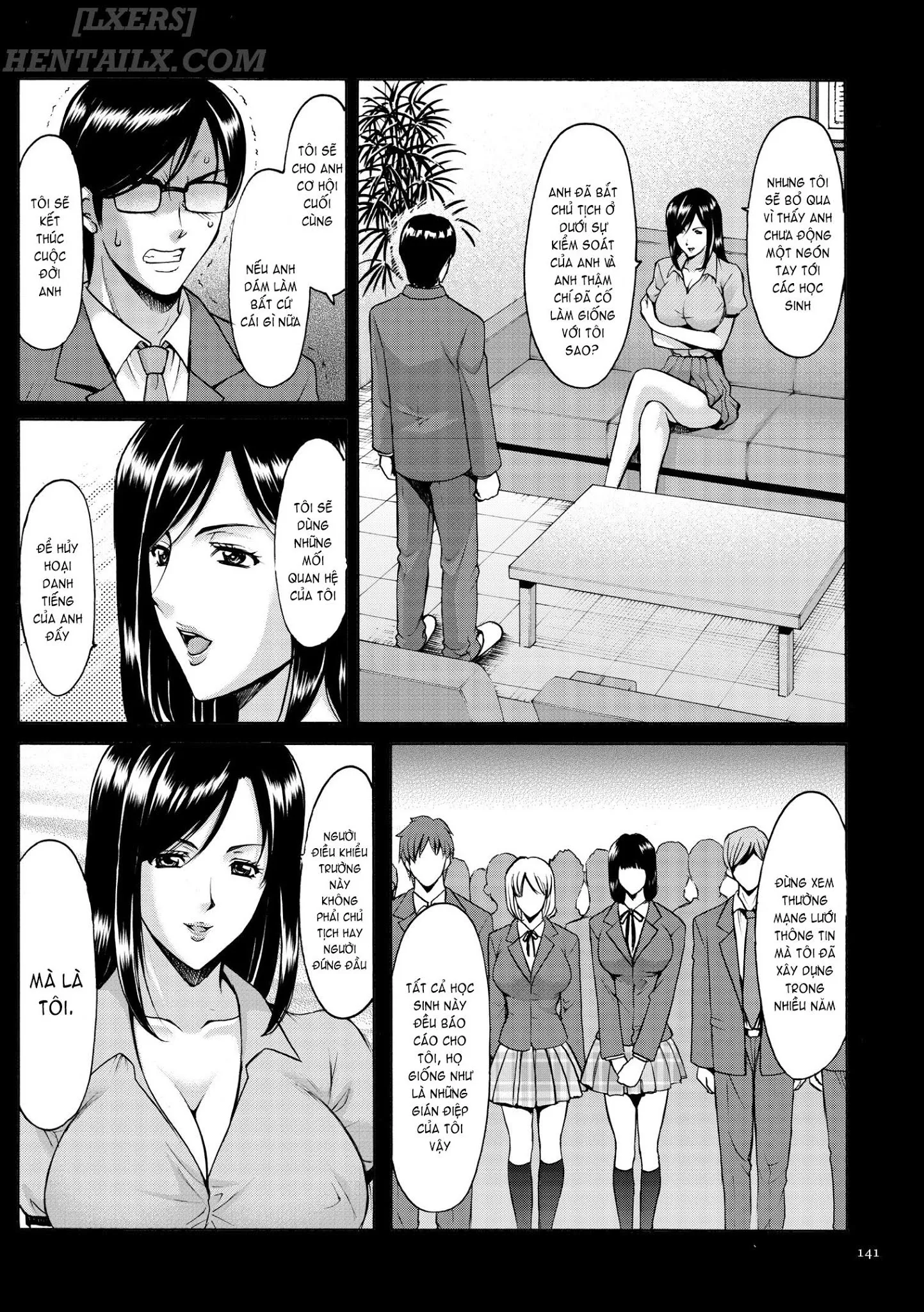 HentaiVN.net - Ảnh 5 - Saimin Choukyou Gakuen - Chap 8