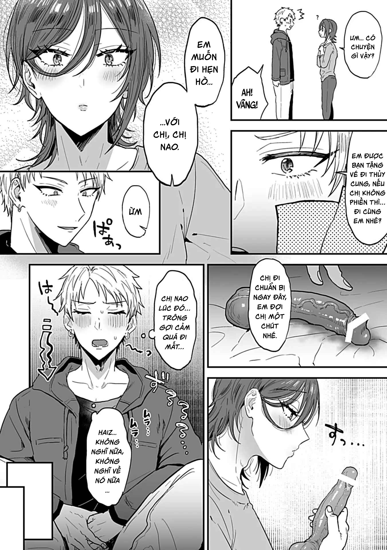 HentaiVN.net - Ảnh 10 - Anh trai dâm đãng nhà bên 2 - Chap 2 (xưng hô: chị-em)