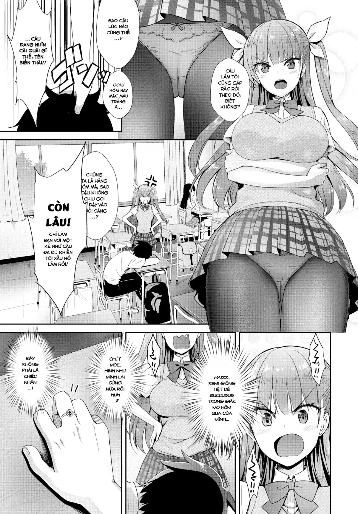 HentaiVN.net - Ảnh 23 - Hàng xóm của tôi là Succubus [My Neighbor Succubus-chan; Tonari no Succubus-chan; となりのサキュバスちゃん] - Chap 1
