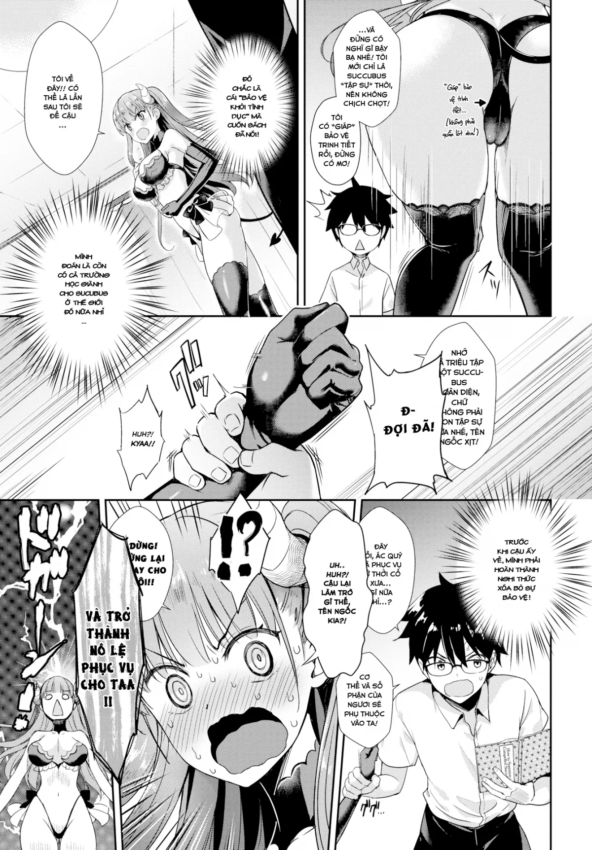 HentaiVN.net - Ảnh 5 - Hàng xóm của tôi là Succubus [My Neighbor Succubus-chan; Tonari no Succubus-chan; となりのサキュバスちゃん] - Chap 1