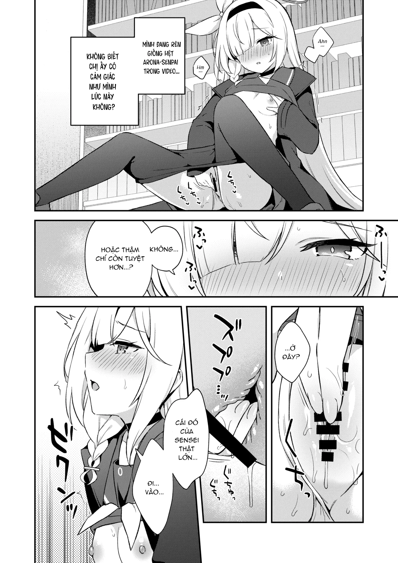 HentaiVN.net - Ảnh 22 - Arona là trợ lý tình dục cho sensei - One shot