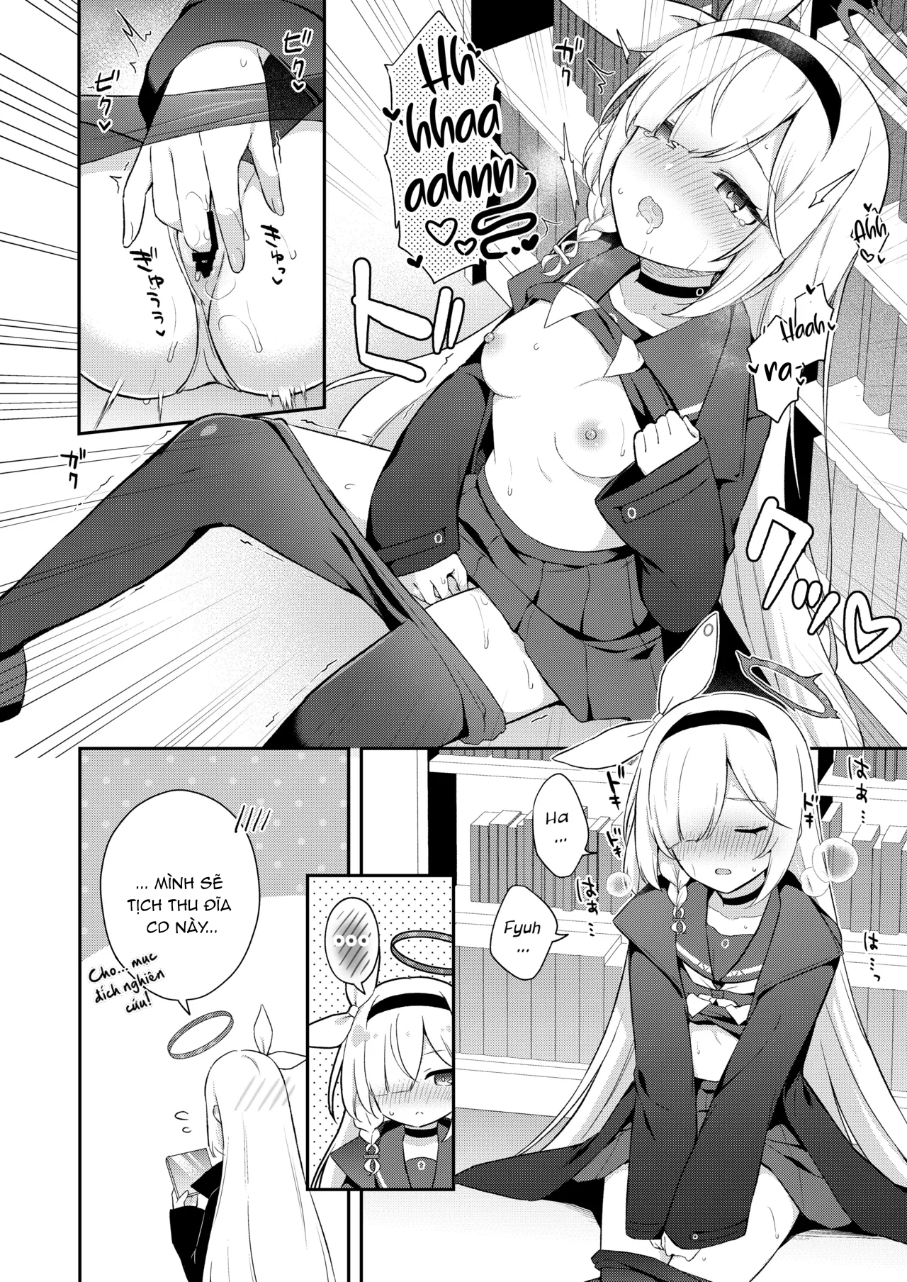HentaiVN.net - Ảnh 24 - Arona là trợ lý tình dục cho sensei - One shot