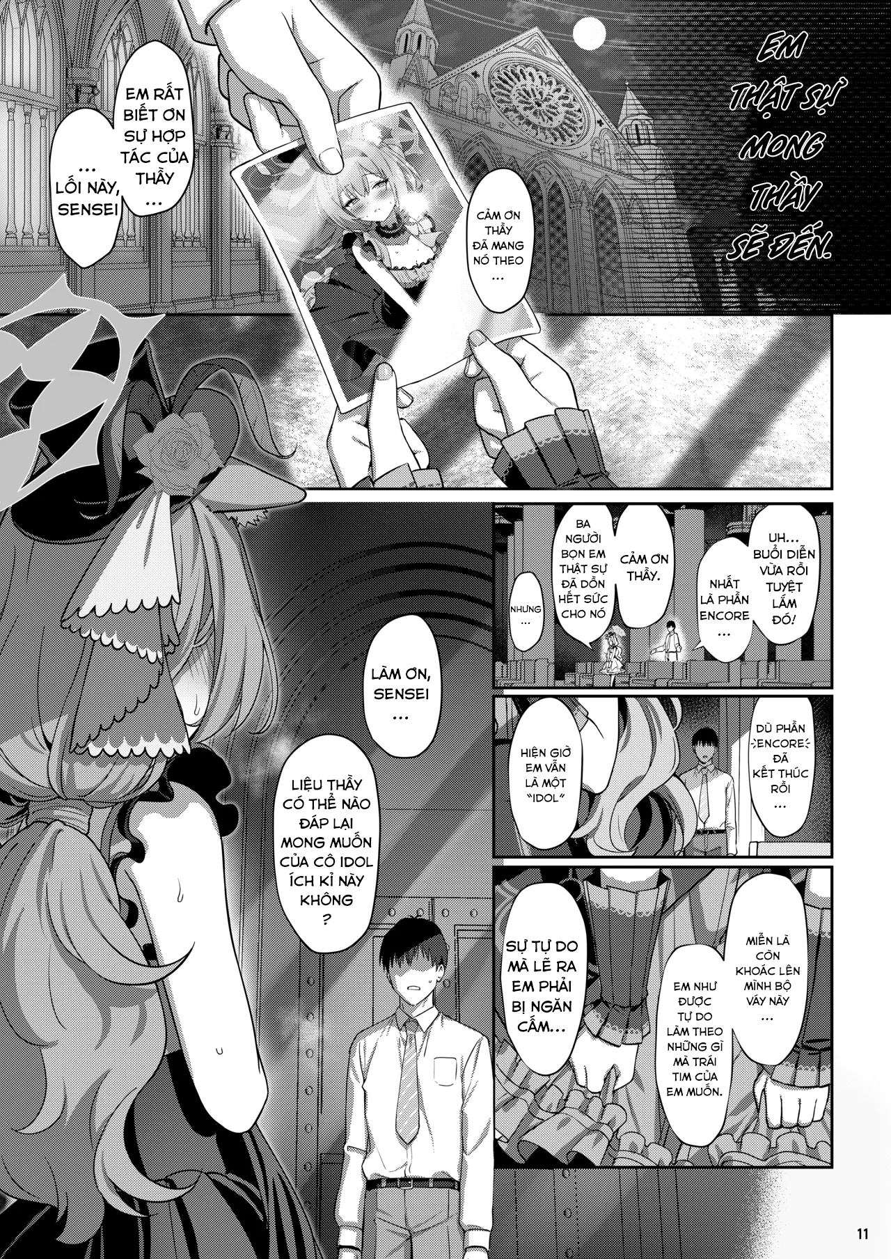 HentaiVN.net - Ảnh 10 - Sa Ngã - Idol riêng của Sensei