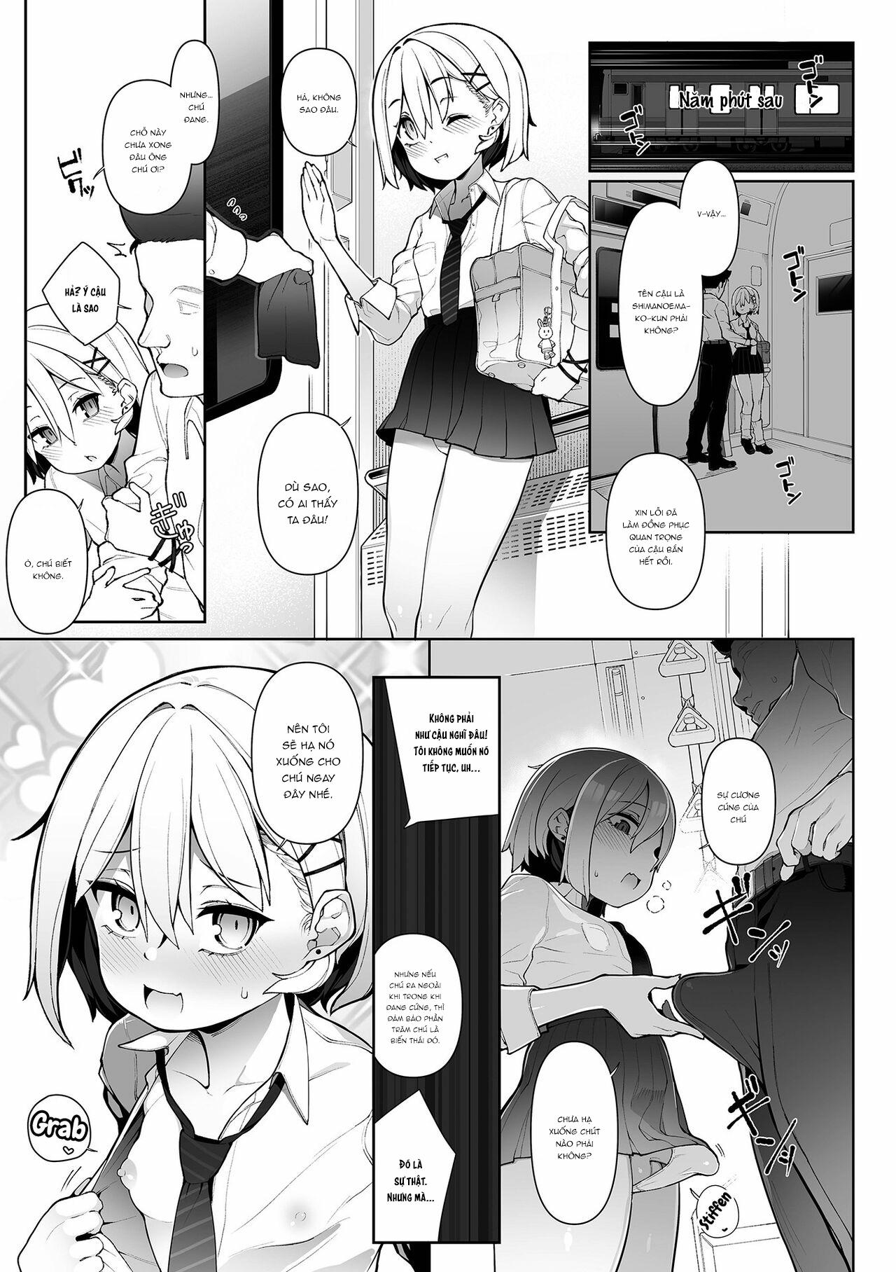 HentaiVN.net - Ảnh 11 - Densha de Yuuwaku Otokonoko - one shot