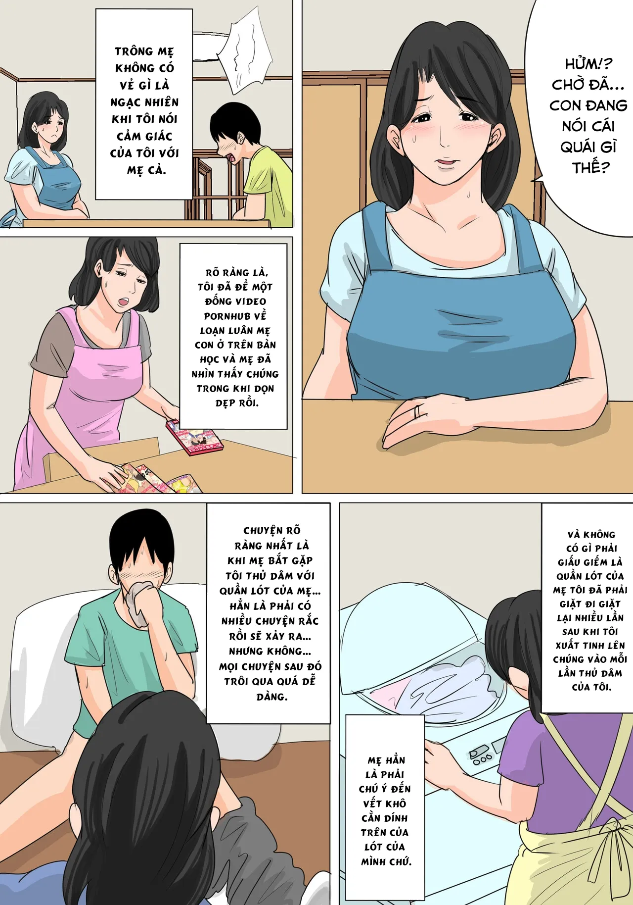 HentaiVN.net - Ảnh 4 - Tonight Mom gets me off! [Konya no Okazu wa Okaa-san! ~Nakadashi Ari no Oyako Kankei~] - Oneshot