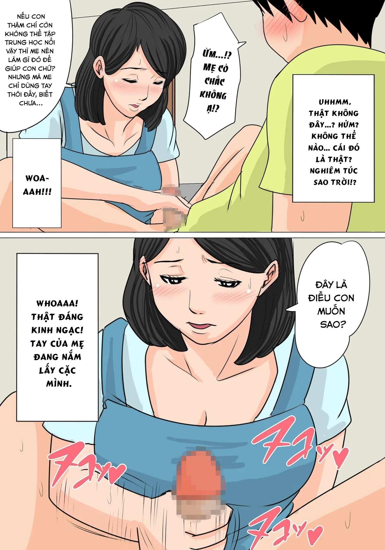 HentaiVN.net - Ảnh 6 - Tonight Mom gets me off! [Konya no Okazu wa Okaa-san! ~Nakadashi Ari no Oyako Kankei~] - Oneshot