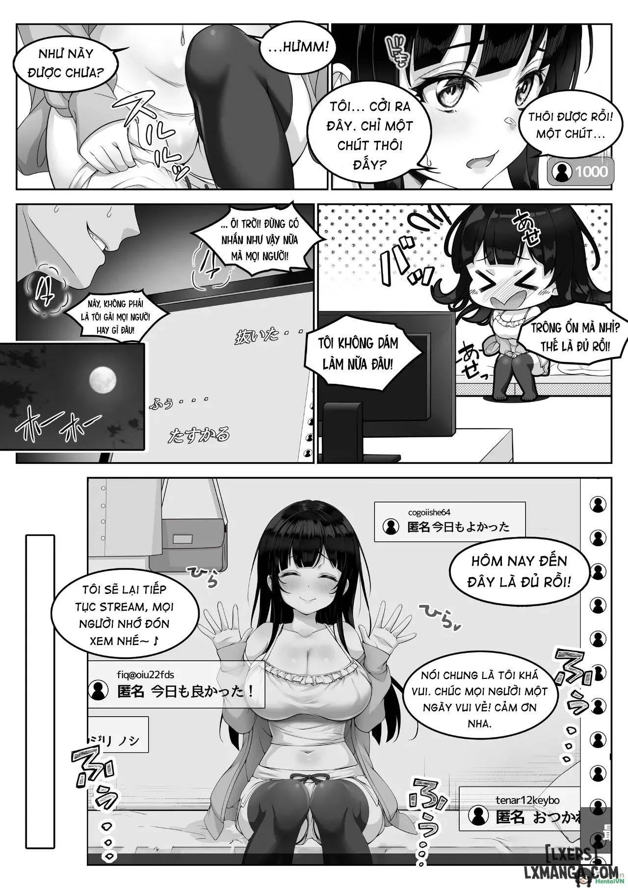HentaiVN.net - Ảnh 15 - Streamer ‐ Neat and clean, she cha't atand the pleasure - Oneshot