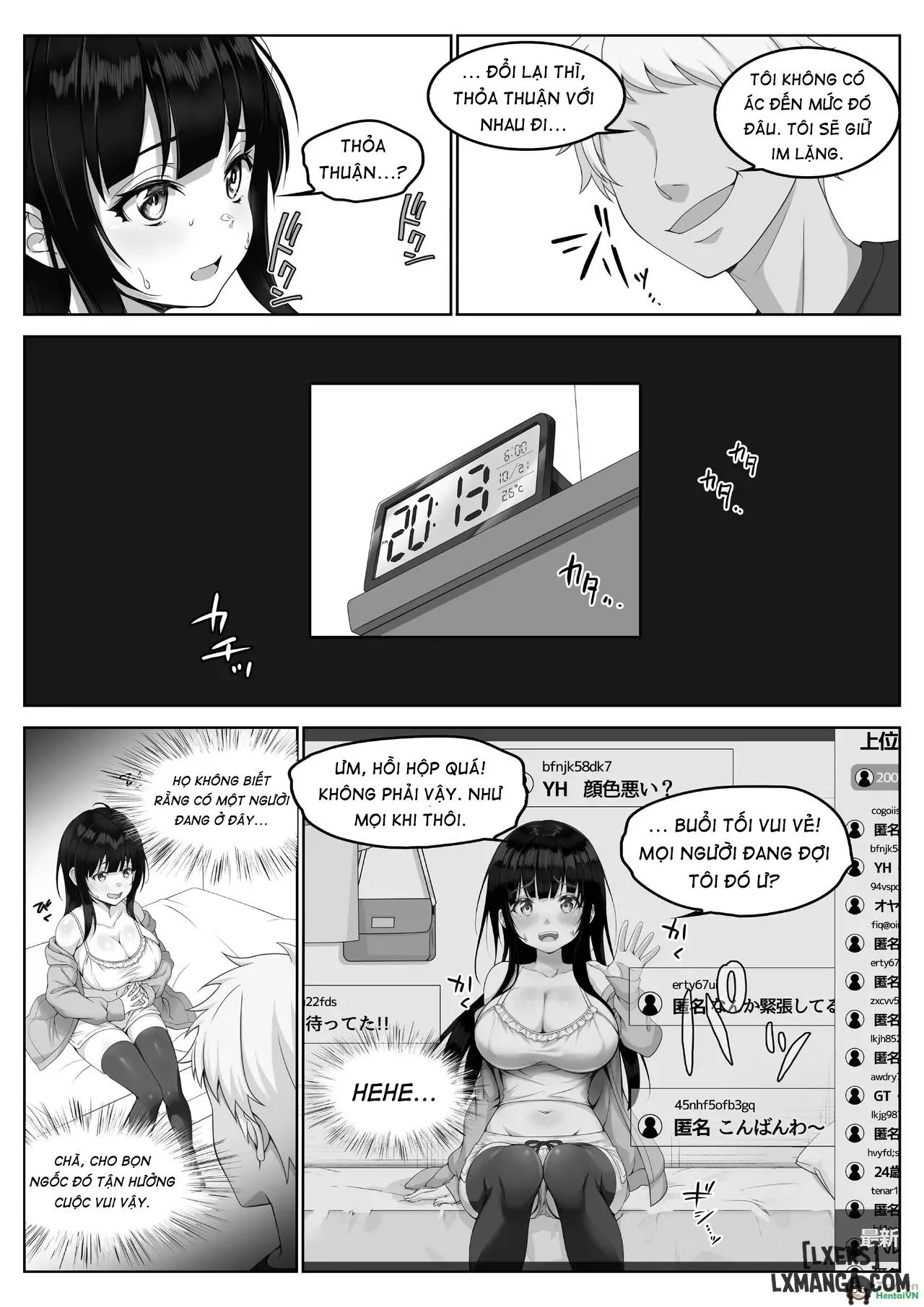 HentaiVN.net - Ảnh 18 - Streamer ‐ Neat and clean, she cha't atand the pleasure - Oneshot