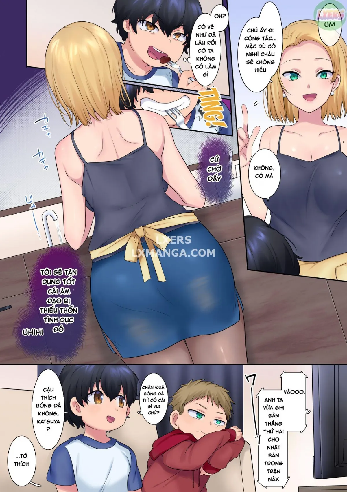 HentaiVN.net - Ảnh 28 - Aunt Cucking - About My Nephew's Dick Being Too Big [Obasan Netori ~ Oikko Chinpo Ga Deka Sugiru Kudan Ni Tsuite] - Chap 1