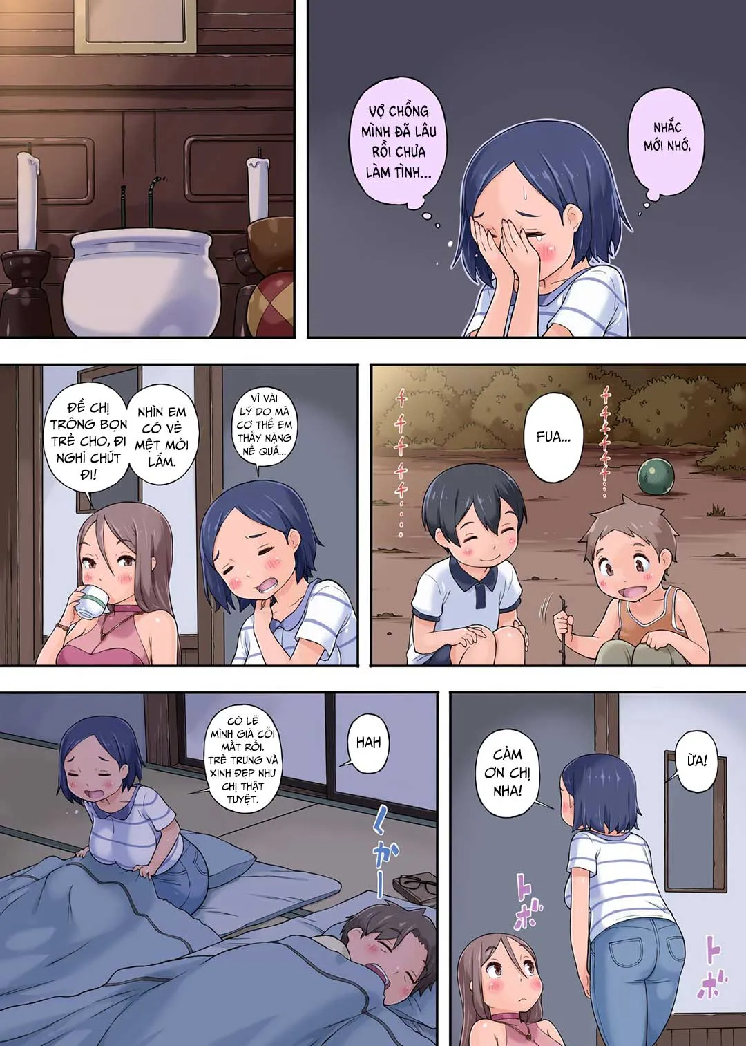 HentaiVN.net - Ảnh 8 - Aunt Cucking - About My Nephew's Dick Being Too Big [Obasan Netori ~ Oikko Chinpo Ga Deka Sugiru Kudan Ni Tsuite] - Chap 2