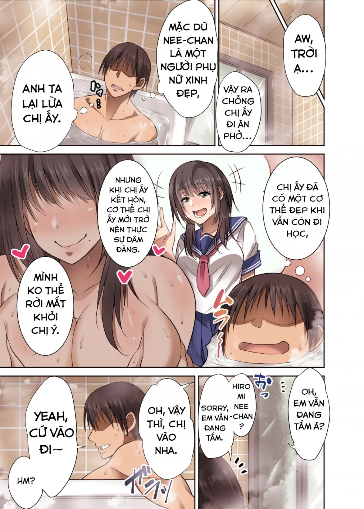 HentaiVN.net - Ảnh 4 - Totsuzen Tomari ni Kita Juushi (Hitozuma) o Otosu Hanashi [My (House-Wife) cousin suddenly Came to Stay over and Fell for me] - Chap 1