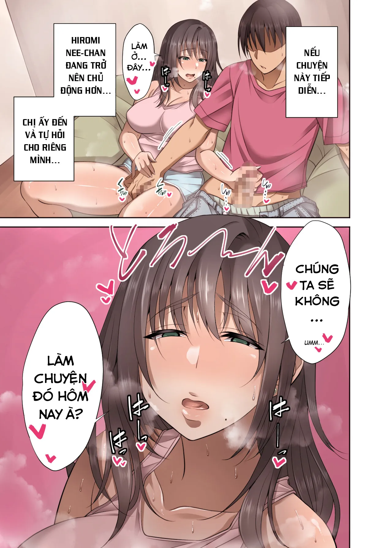 HentaiVN.net - Ảnh 4 - Totsuzen Tomari ni Kita Juushi (Hitozuma) o Otosu Hanashi [My (House-Wife) cousin suddenly Came to Stay over and Fell for me] - Chap 2 - [END]