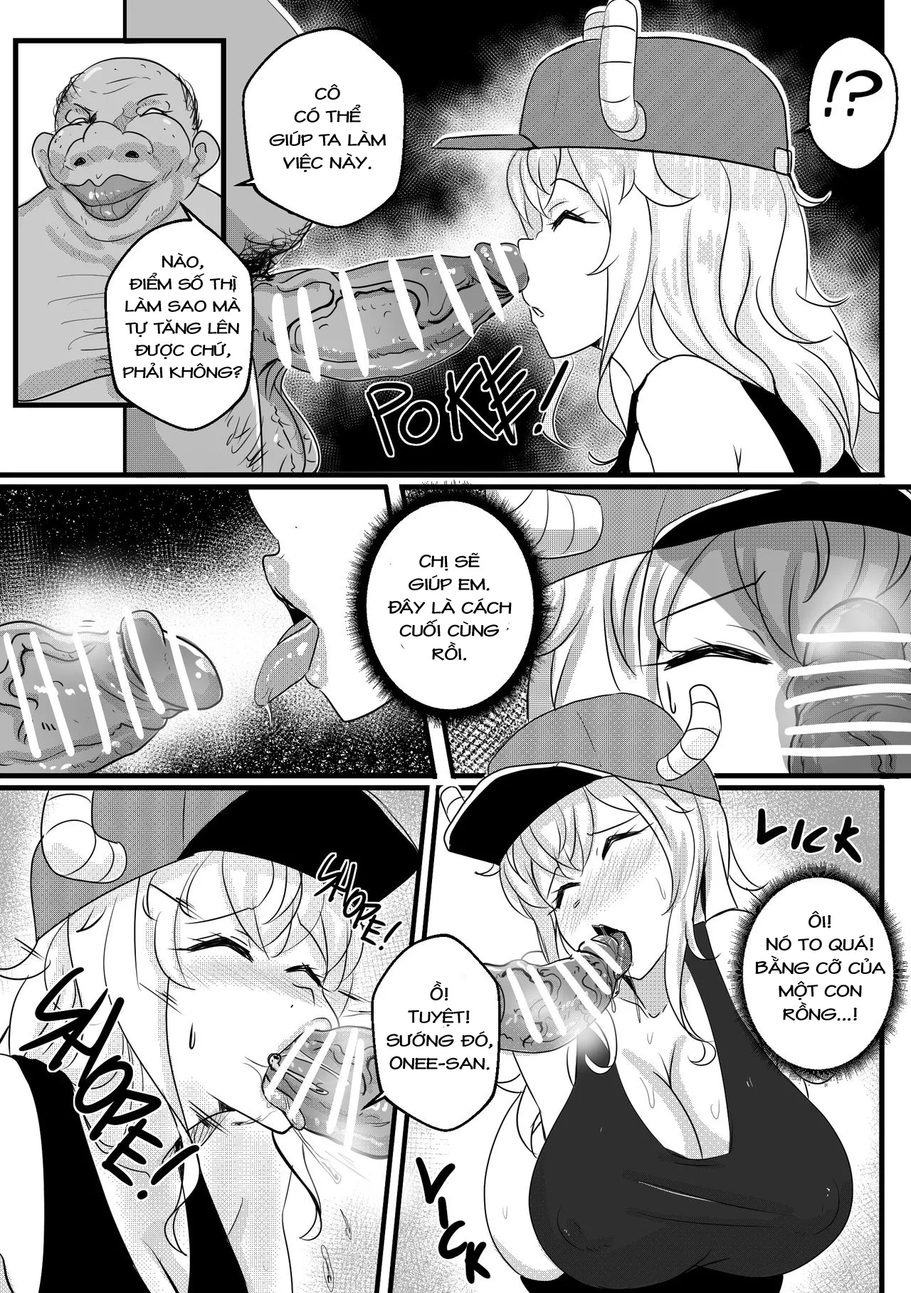 HentaiVN.net - Ảnh 6 - Chị gái vì tôi mà bú cặc thầy giáo! [B-Trayal 33 (Kobayashi-san-chi no Maid Dragon) ; 小林さんちのメイドラゴン] - Oneshot