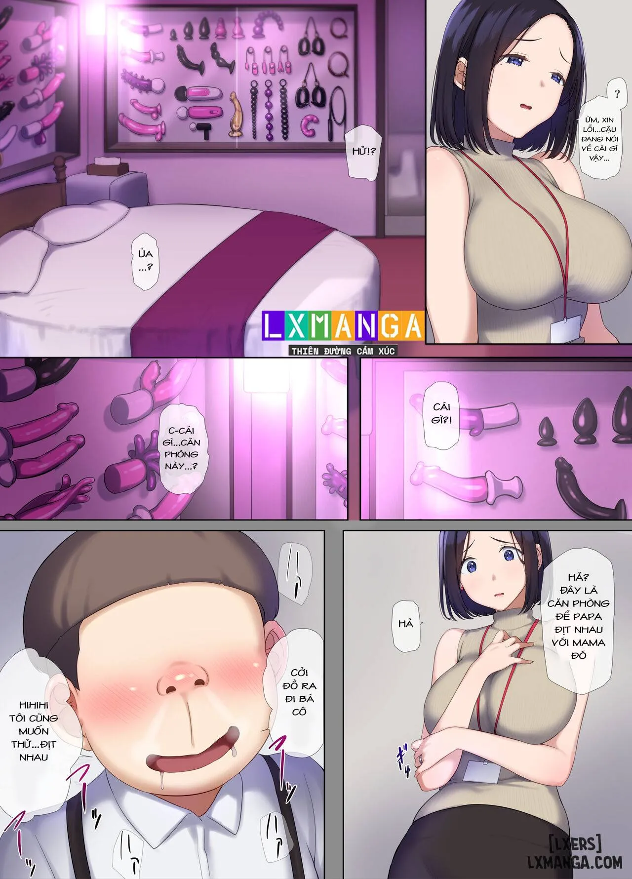 HentaiVN.net - Ảnh 15 - Hitozuma OL no Oshigoto wa Shachou no Musuko no Seishori Benki desu - Chap 1.