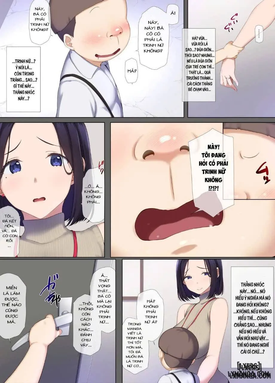 HentaiVN.net - Ảnh 12 - Hitozuma OL no Oshigoto wa Shachou no Musuko no Seishori Benki desu - Oneshot