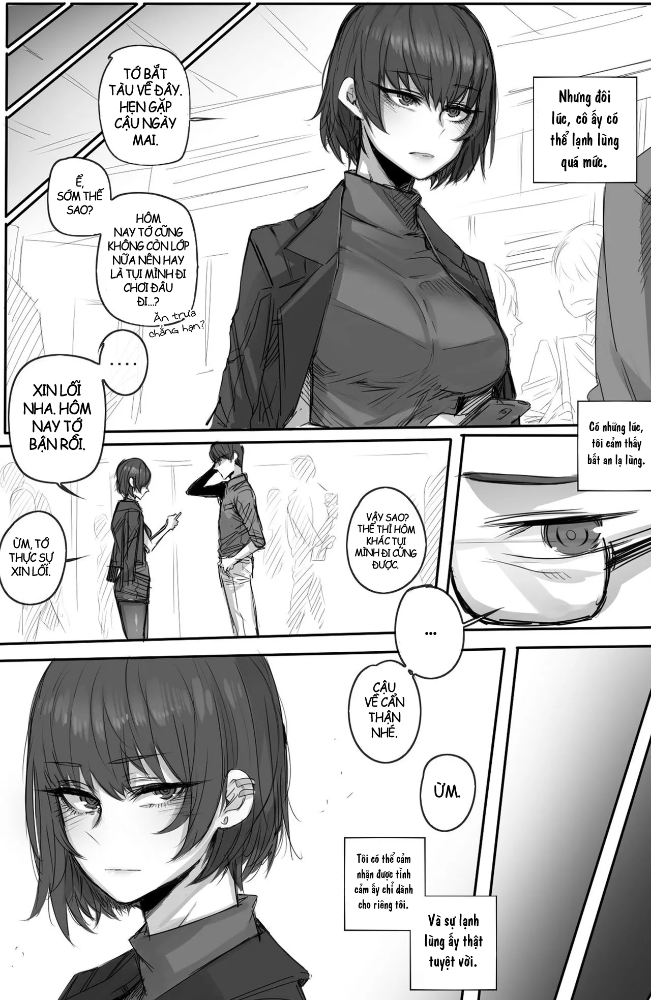 HentaiVN.net - Ảnh 5 - Cô Nàng Lạnh Lùng [My Cool Girlfriend] - Oneshot