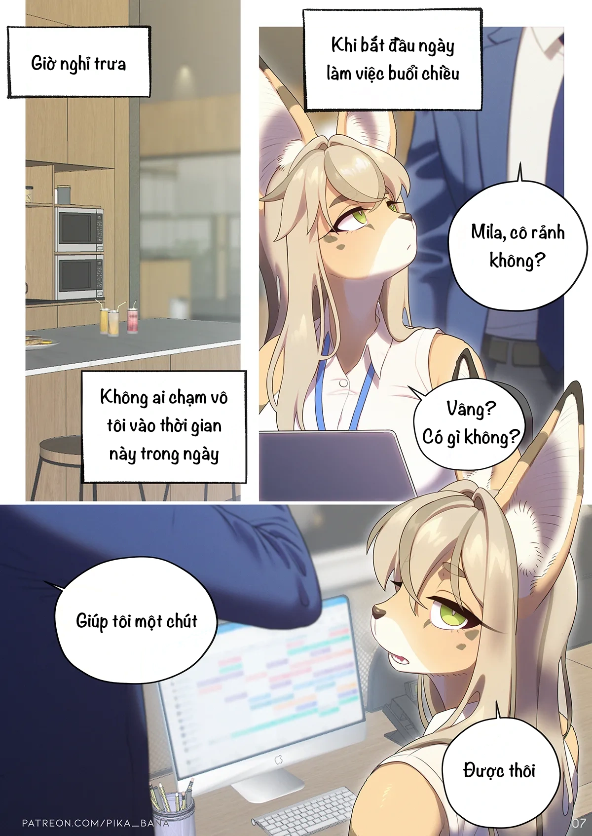 HentaiVN.net - Ảnh 7 - việc thường ngày của nhân viên văn phòng - chap 1