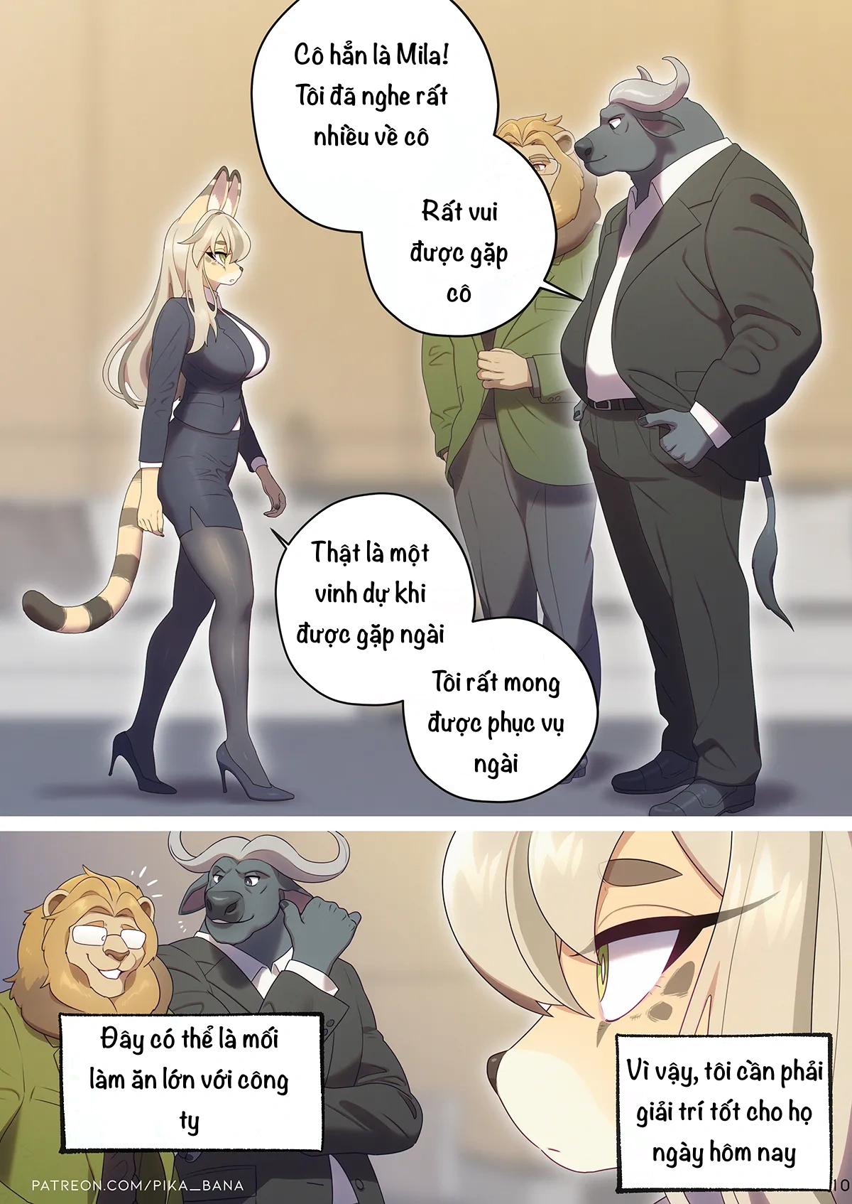 HentaiVN.net - Ảnh 10 - việc thường ngày của nhân viên văn phòng - chap 1