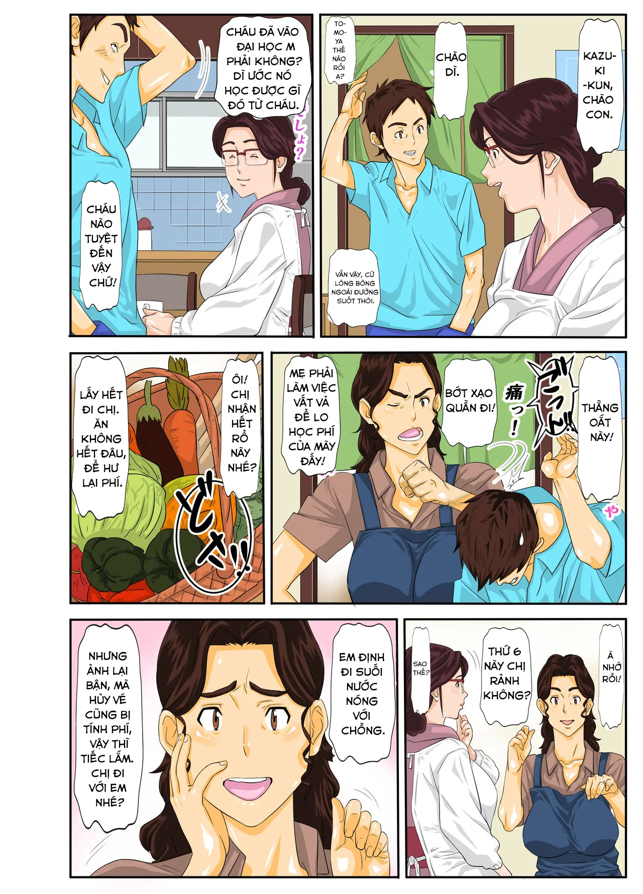 HentaiVN.net - Ảnh 3 - Onsenyado de Chara-o ni Kuwareta Muchi Muchi Kaa-chan - Oneshot