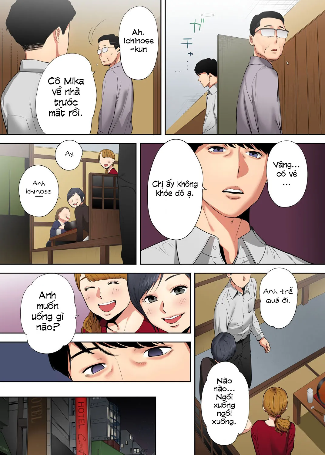 HentaiVN.net - Ảnh 23 - Cấp dưới của chồng làm tôi ra lênh láng... Ngoại tình thật là sướng đến điên đảo. [「夫の部下にイかされちゃう…」抗えず感じてしまう不倫妻] - Chap 2