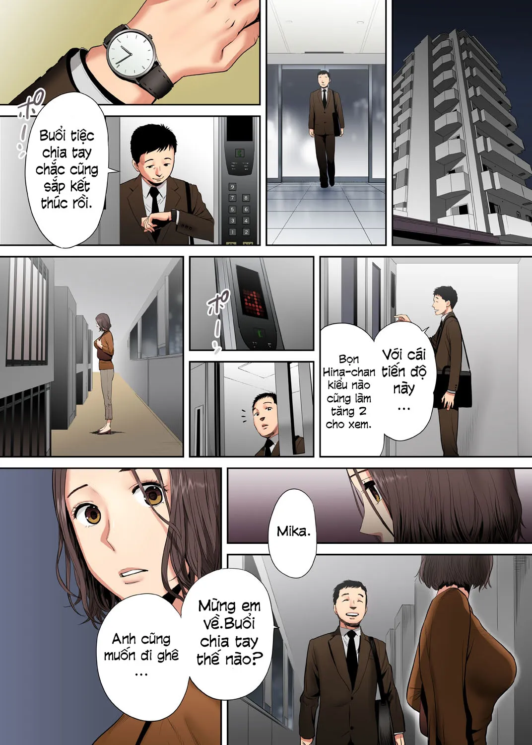 HentaiVN.net - Ảnh 3 - Cấp dưới của chồng làm tôi ra lênh láng... Ngoại tình thật là sướng đến điên đảo. [「夫の部下にイかされちゃう…」抗えず感じてしまう不倫妻] - Chap 3