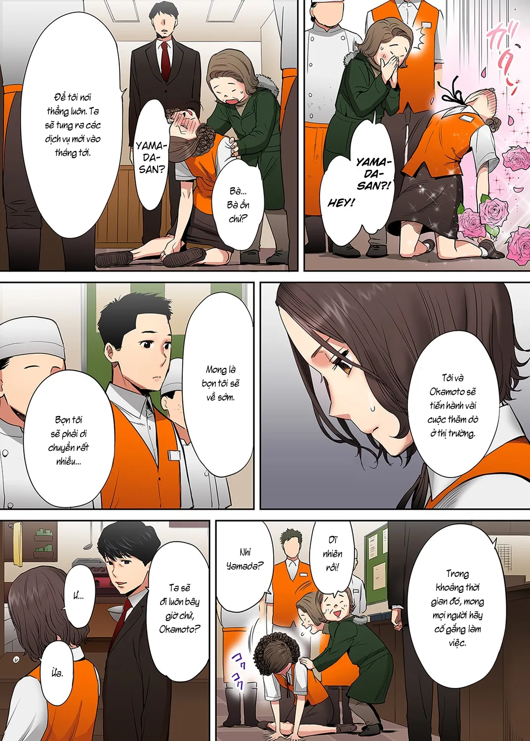HentaiVN.net - Ảnh 19 - Cấp dưới của chồng làm tôi ra lênh láng... Ngoại tình thật là sướng đến điên đảo. [「夫の部下にイかされちゃう…」抗えず感じてしまう不倫妻] - Chap 5: Tình tay ba, Okamoto dưới trướng.